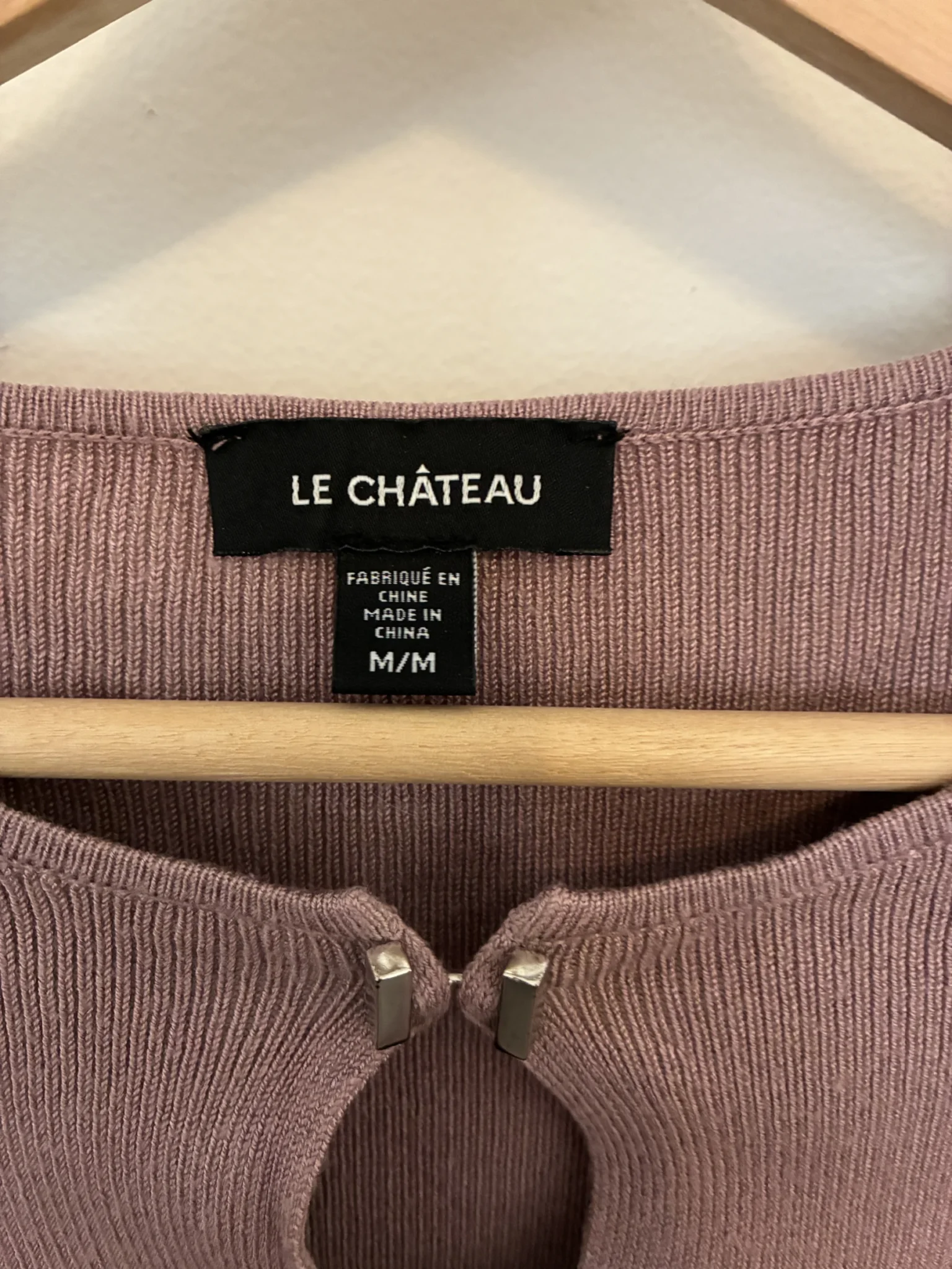 Image for Haut à manches longues Le Château – Rose poudré / Mauve