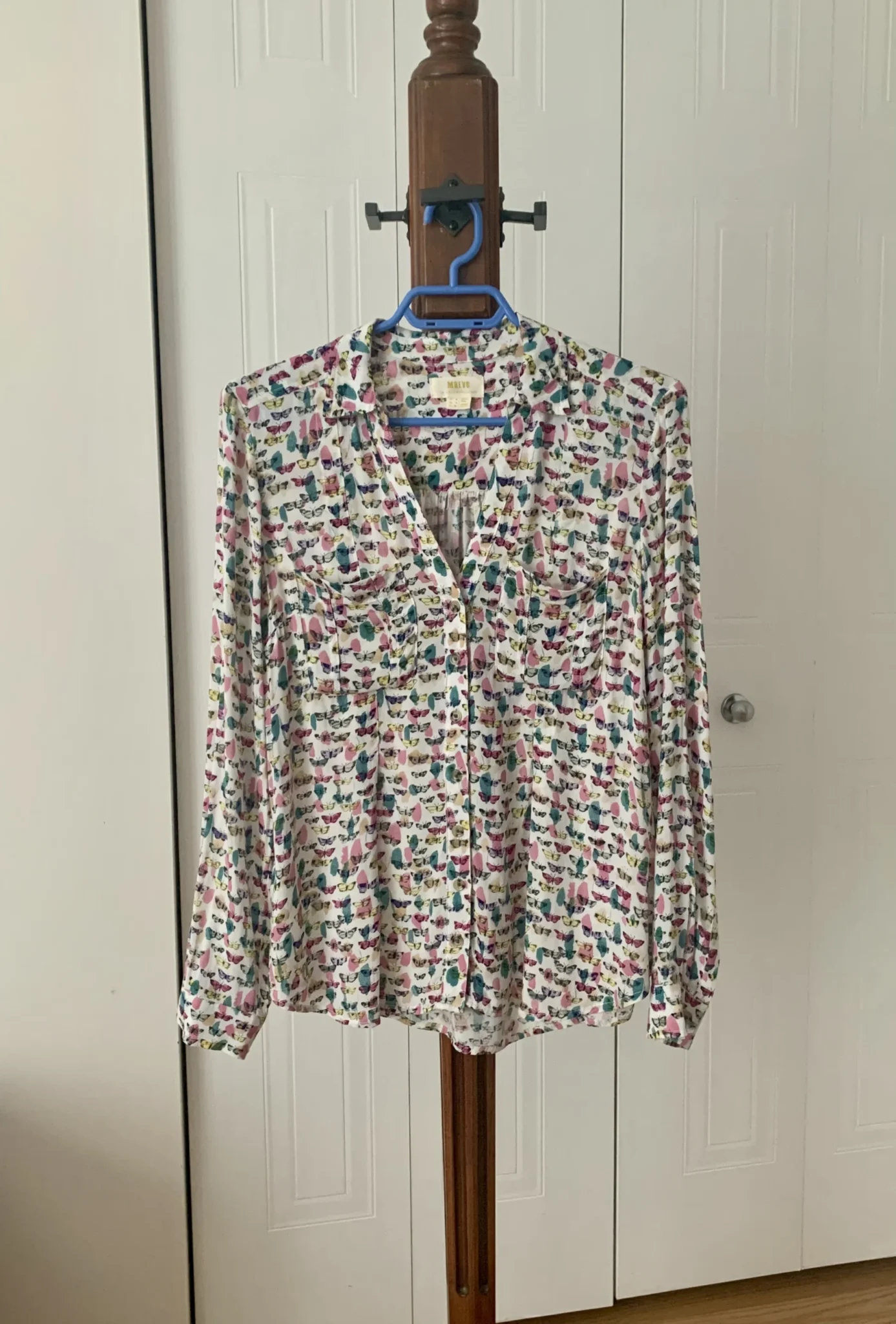 Image for Blouse Antropologie à motifs papillons