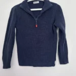 Featured thumbnail for H&M navy blue ribbed jumper – ages 7–10