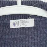 Thumbnail for H&M navy blue ribbed jumper – ages 7–10