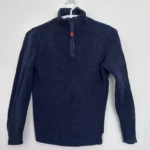 Thumbnail for H&M navy blue ribbed jumper – ages 7–10