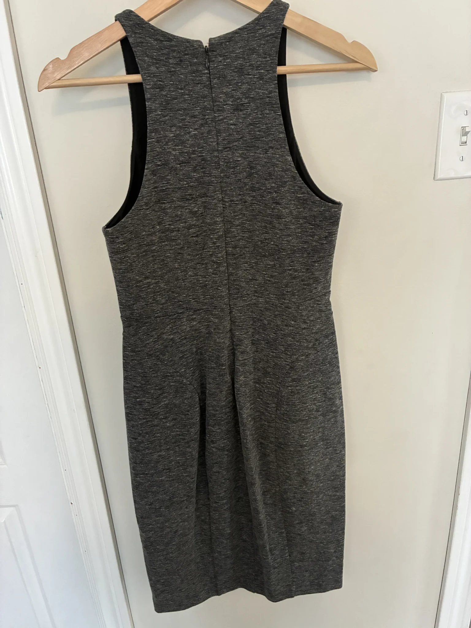 Image for Robe sans manches Banana Republic – Gris anthracite