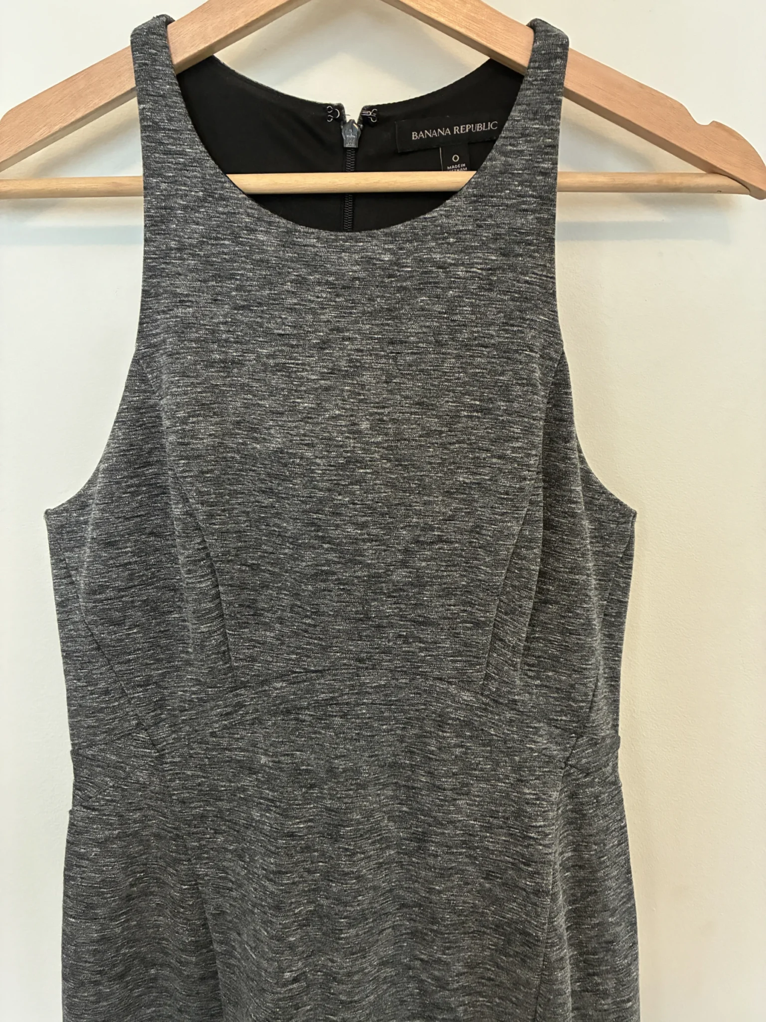 Image for Robe sans manches Banana Republic – Gris anthracite