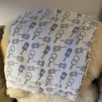 Featured thumbnail for Lightweight unisex baby blanket for newborns
