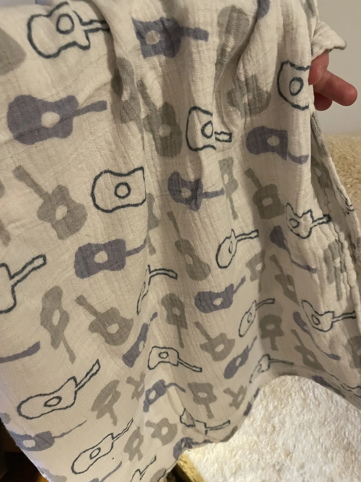 Image for Lightweight unisex baby blanket for newborns