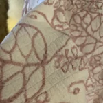 Thumbnail for Belle couverture feuilles roses bébé naissant