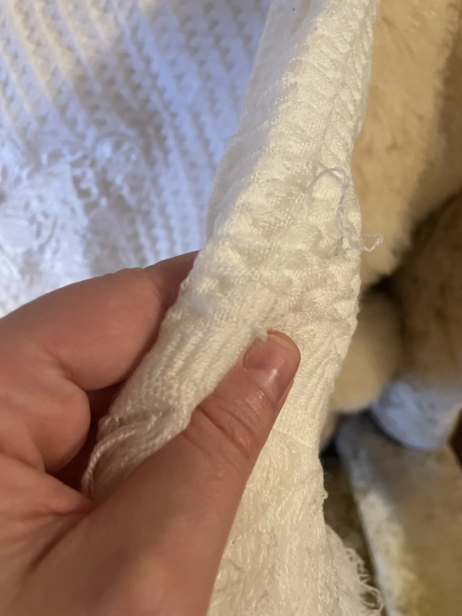 Image for Textured muslin blanket for newborns