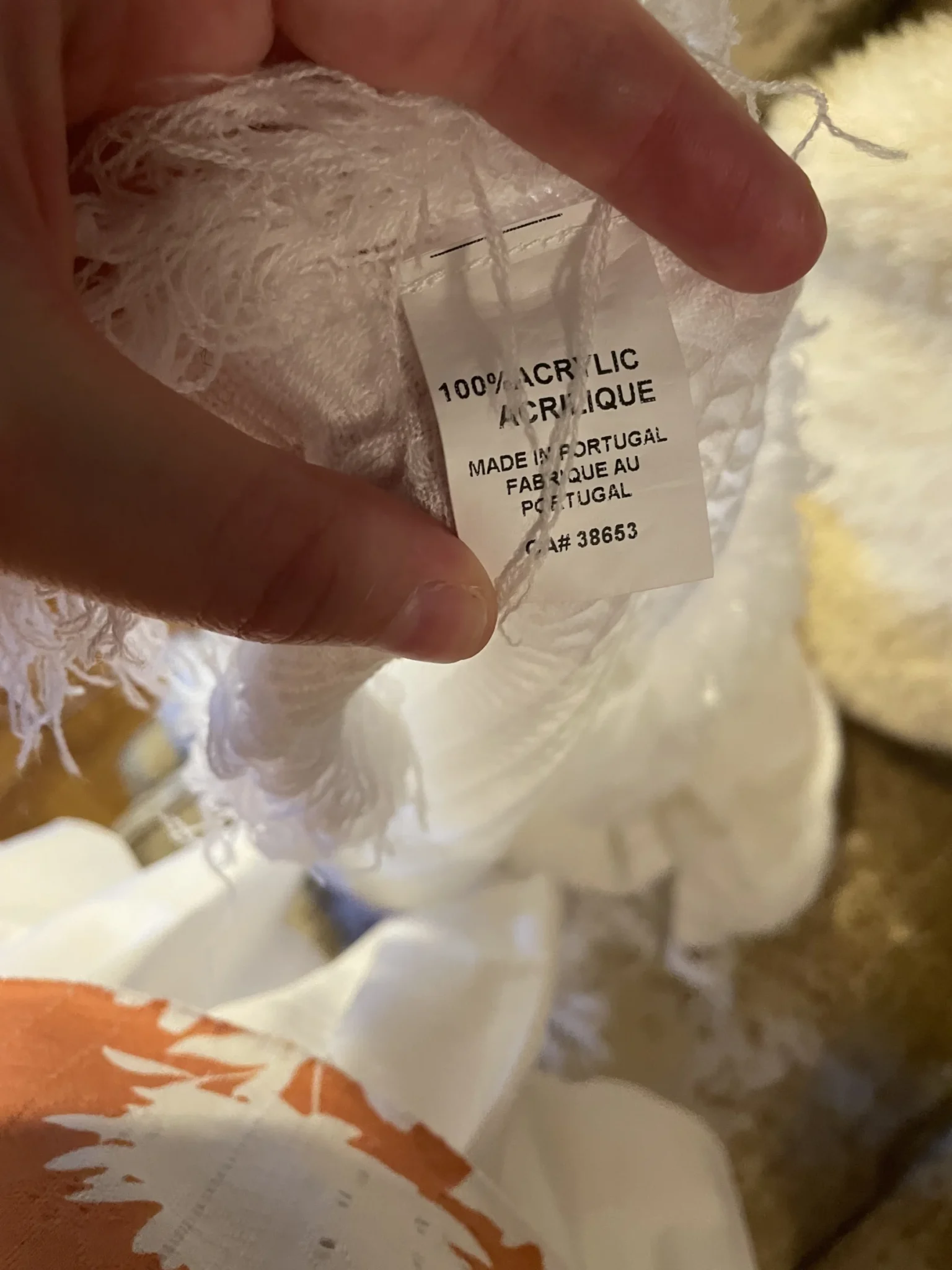 Image for Textured muslin blanket for newborns