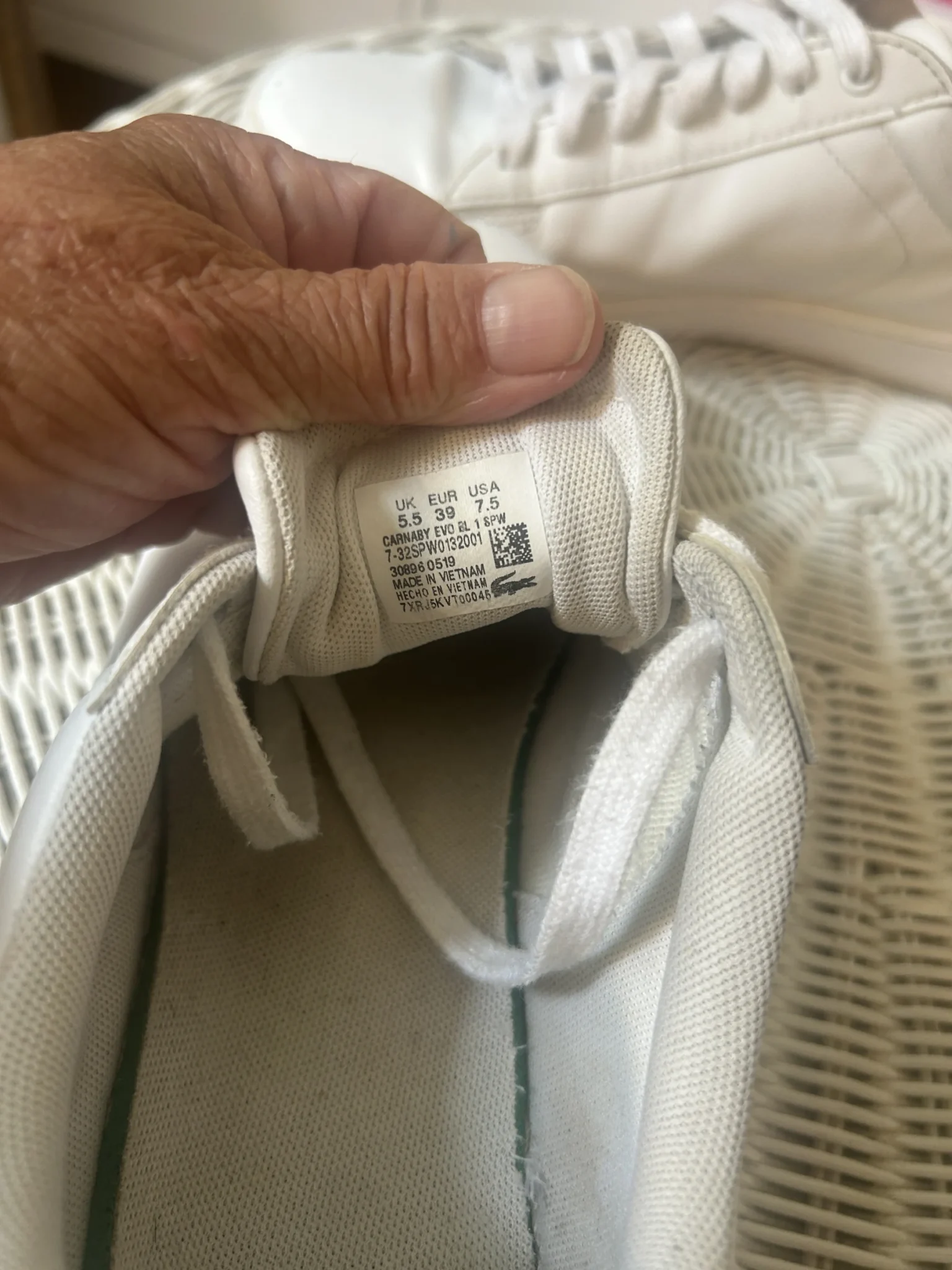 Image for Espadrilles Lacoste Carnaby Evo en cuir - Femmes (Taille 7.5 / 39)