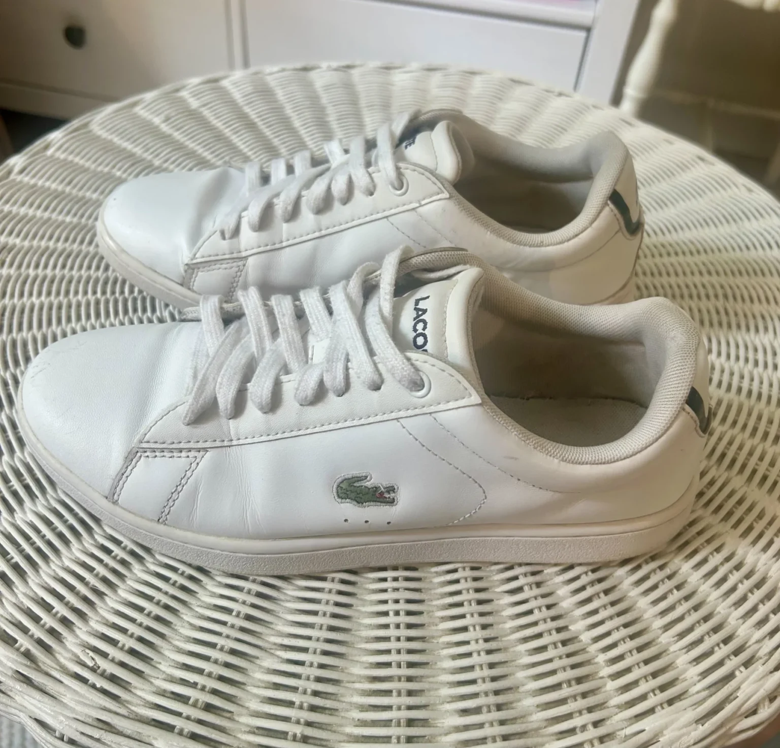 Image for Espadrilles Lacoste Carnaby Evo en cuir - Femmes (Taille 7.5 / 39)