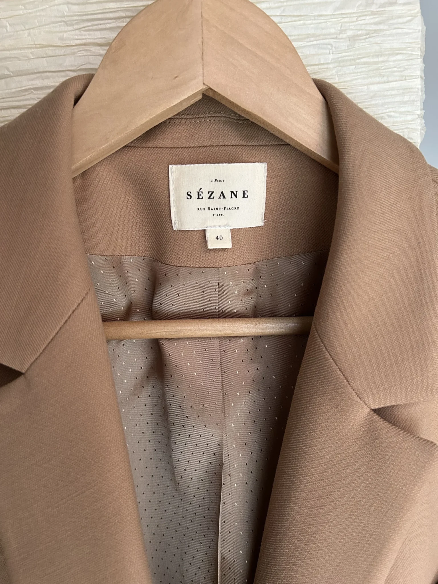 Image for Neuf Blazer Christie Camel