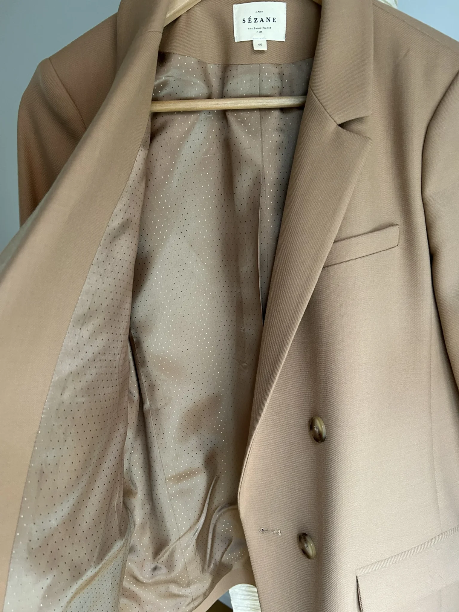 Image for Neuf Blazer Christie Camel