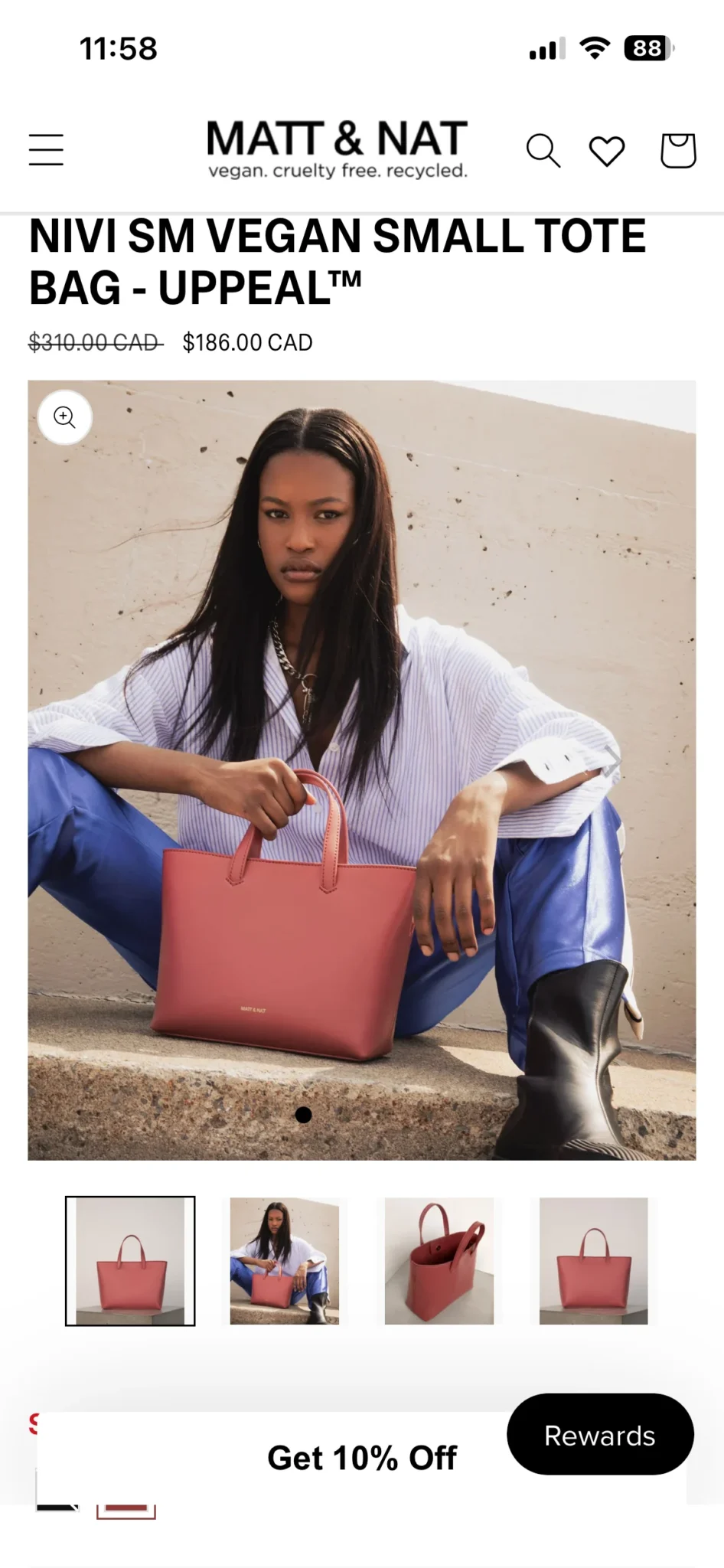 Image for Magnifique sac Matt & Nat NIVI Small - couleur Charm