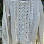 Featured thumbnail for Pull Sézane en mohair et dentelle