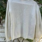 Thumbnail for Pull Sézane en mohair et dentelle