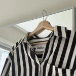Thumbnail for Blouse Jakke crème et marine