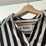 Thumbnail for Blouse Jakke crème et marine
