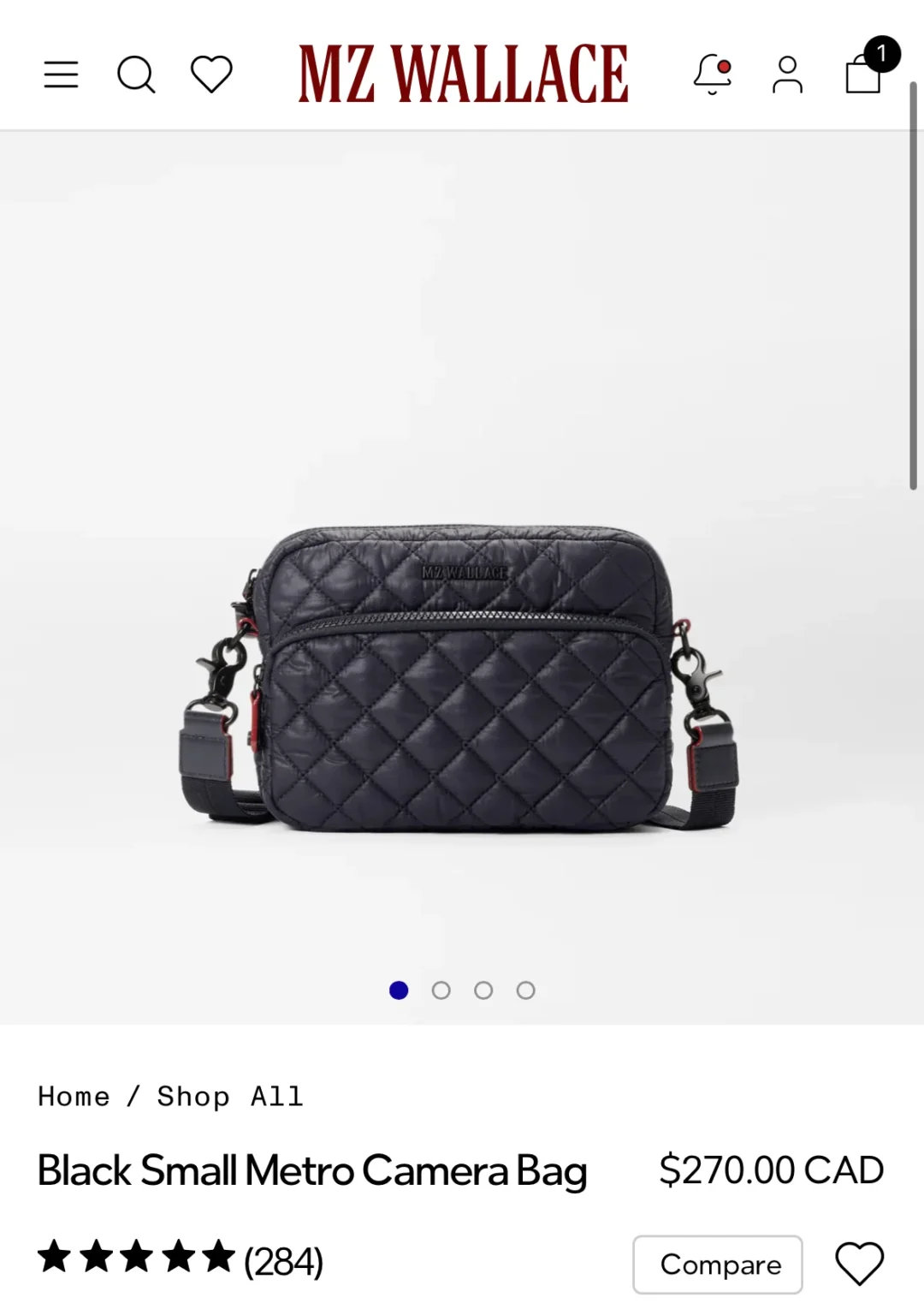 Image for MZ Wallace Small Metro Camera Bag