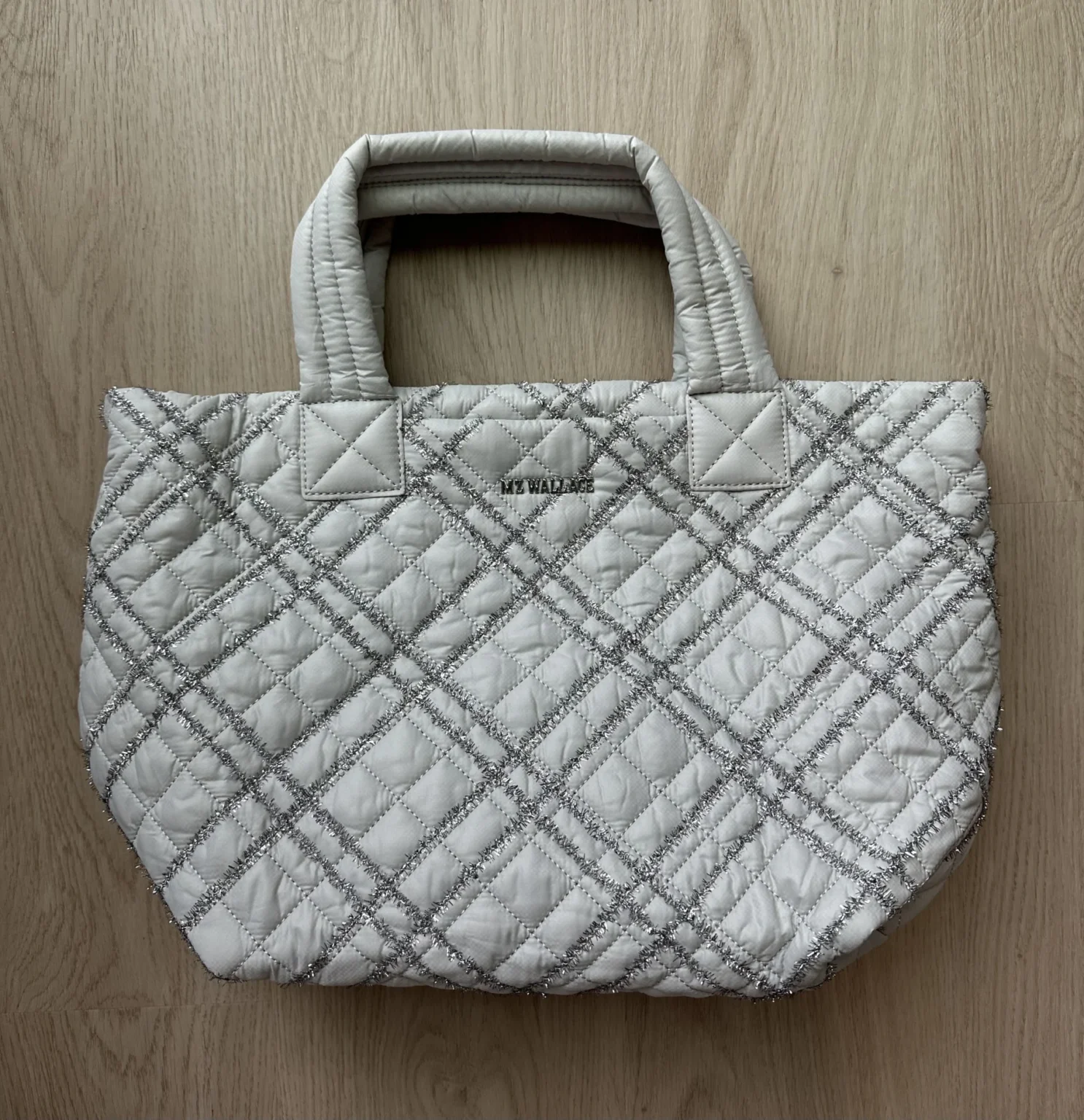 Featured image for MZ Wallace Frost Tinsel Small Metro Tote