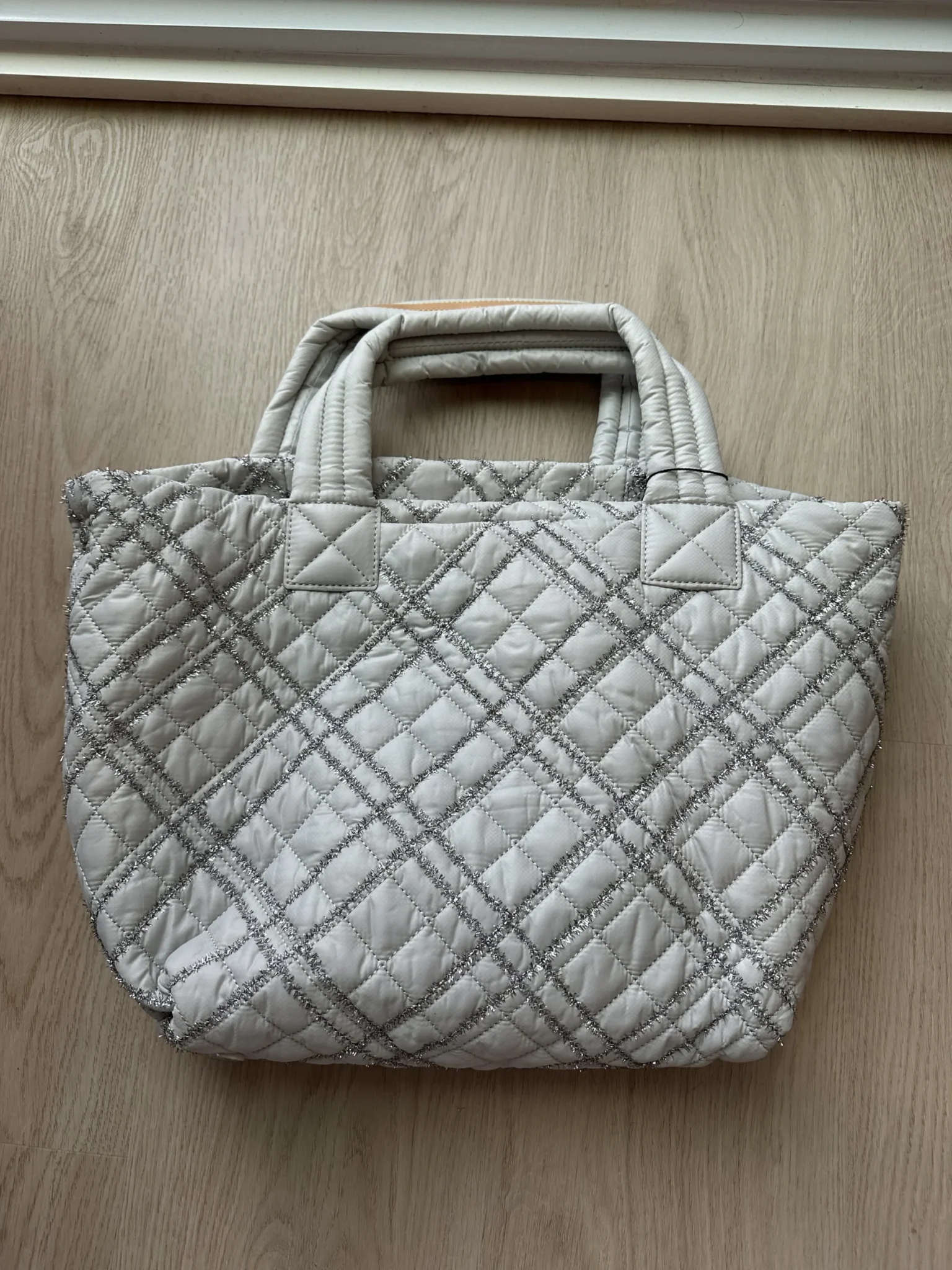 Image for MZ Wallace Frost Tinsel Small Metro Tote