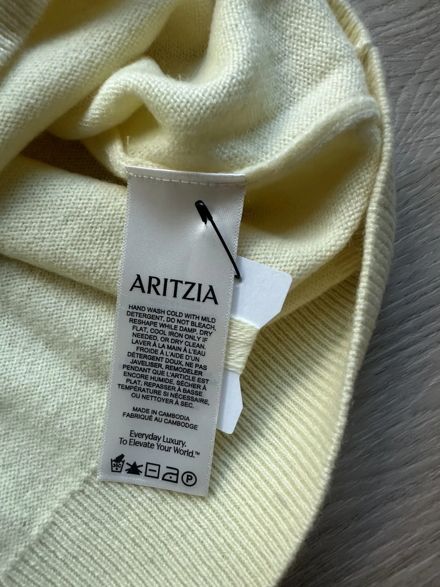 Image for Aritzia Cashmere Crew Vest 2XS