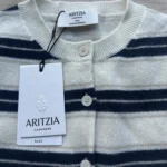 Thumbnail for Aritzia Cashmere Short Sleeve Crew 2XS