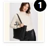 Image for Designer high-necked rosette jumper / Laura / Size: G (runs small)