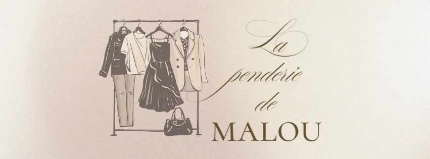The store banner image for the store named La penderie de Malou.