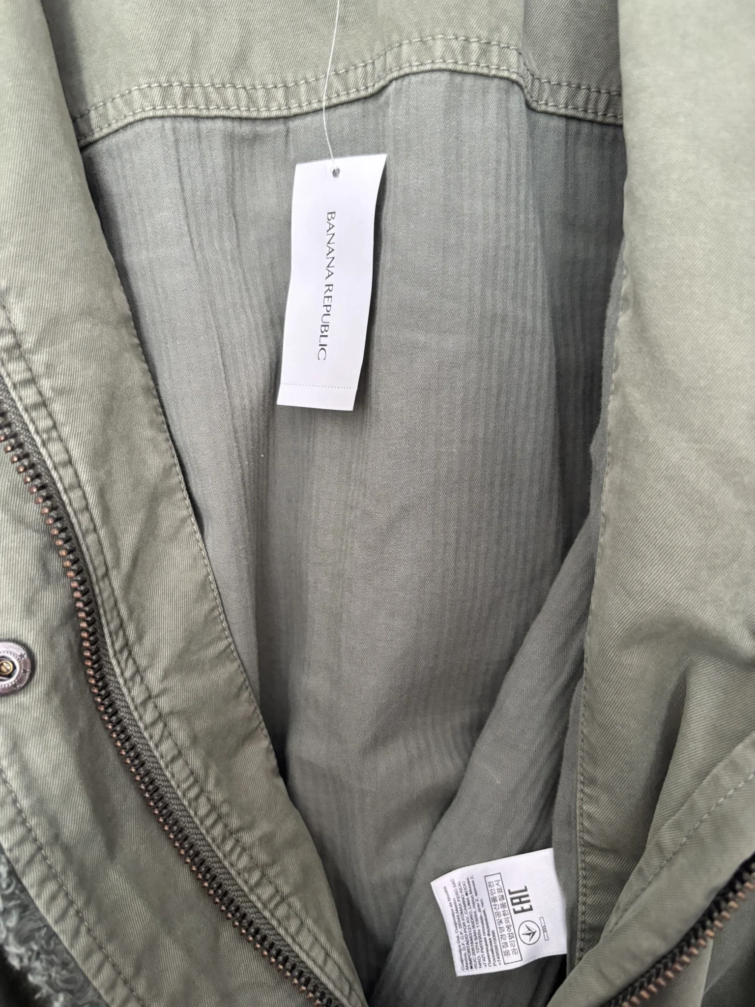 Image for New ✨ Little khaki-green mid-season coat