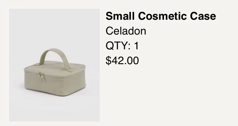 Image for Baggu Small Cosmetic Bag
