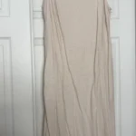 Featured thumbnail for Long linen-effect dress