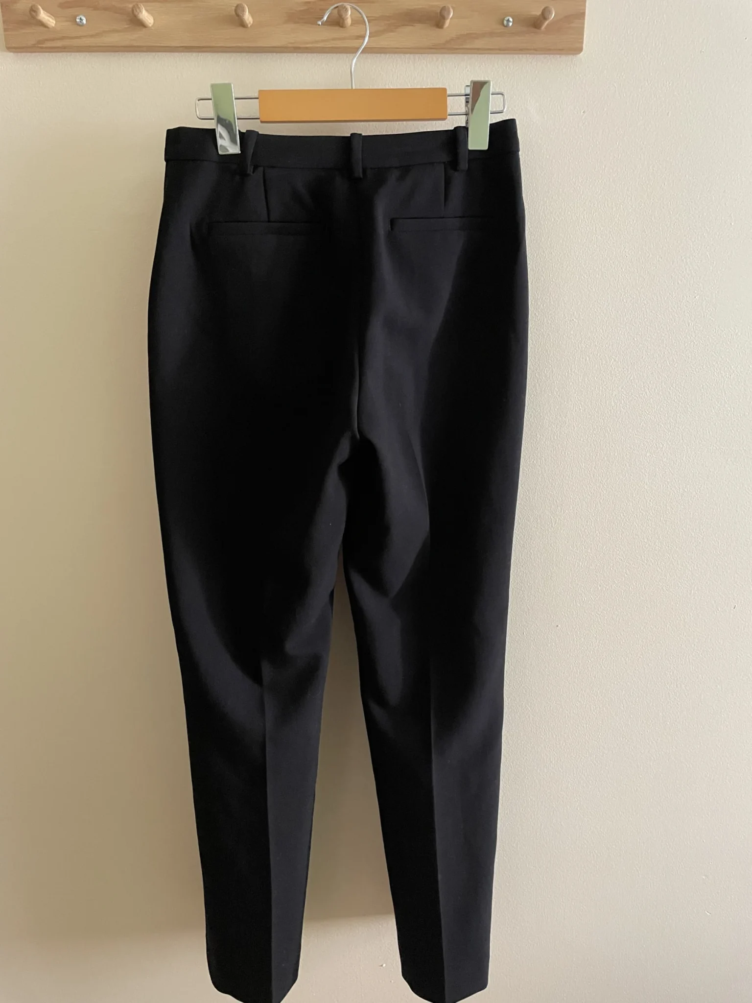 Image for Black H&M pintuck trousers