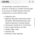 Thumbnail for Lojel Niru Backpack