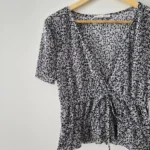 Thumbnail for Cross-over top with a pattern