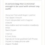 Thumbnail for Co-Lab Sutton Vegan Leather Crossbody Bag