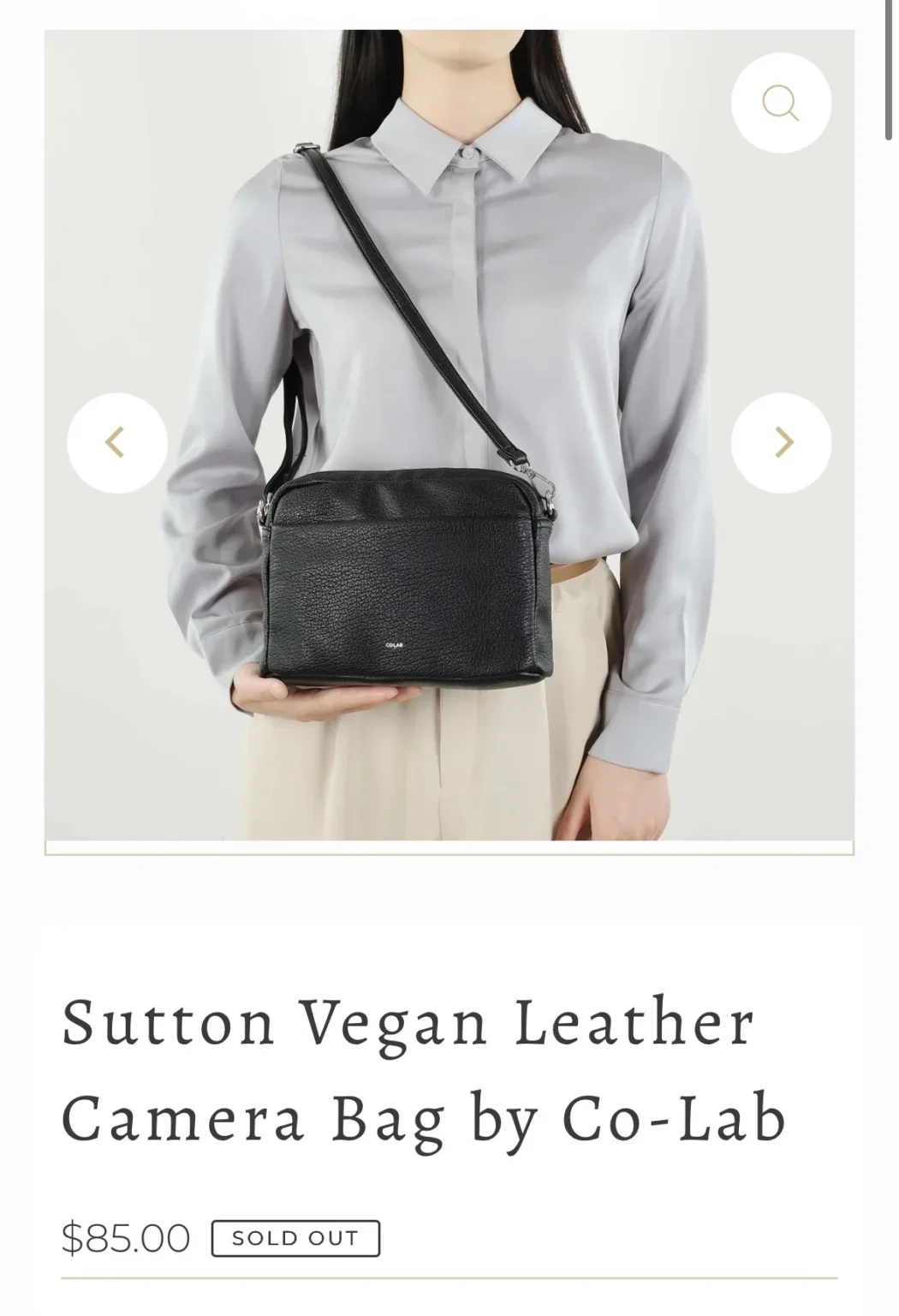 Image for Co-Lab Sutton Vegan Leather Crossbody Bag