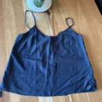 Featured thumbnail for Flowing navy blue camisole