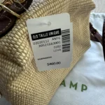 Thumbnail for Longchamp Le Pliage Straw Crossbody Bag