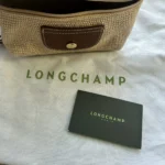 Thumbnail for Longchamp Le Pliage Straw Crossbody Bag