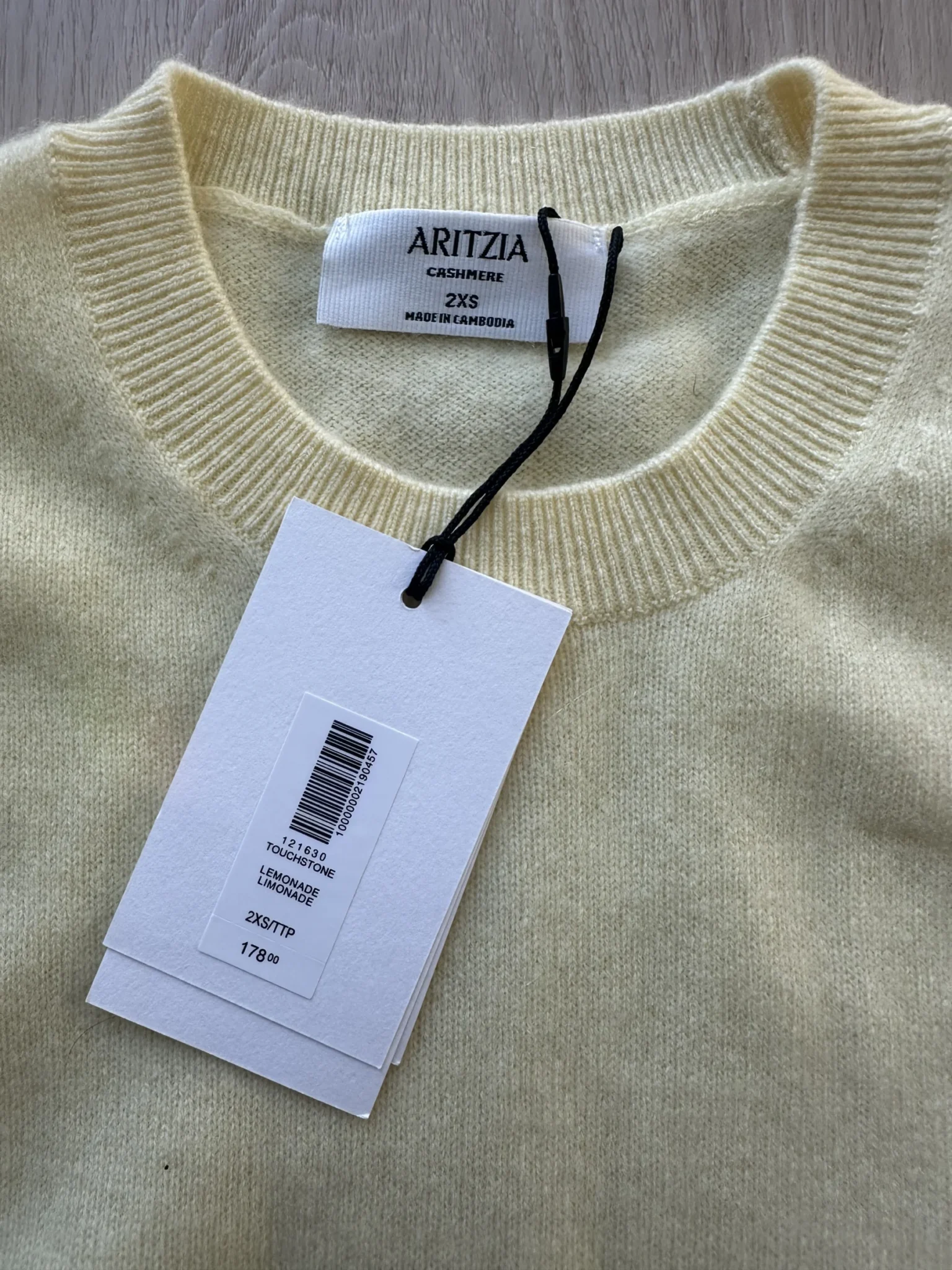 Image for Aritzia Cashmere Touchstone Jumper 2XS