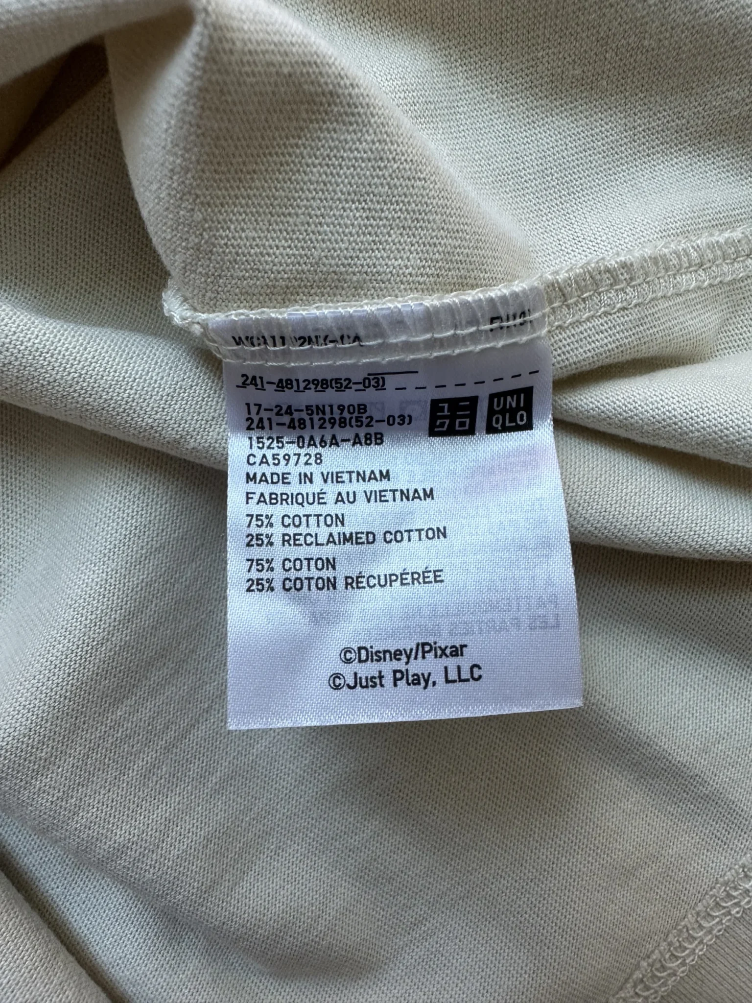 Image for Uniqlo Toy Story T-Shirt XS