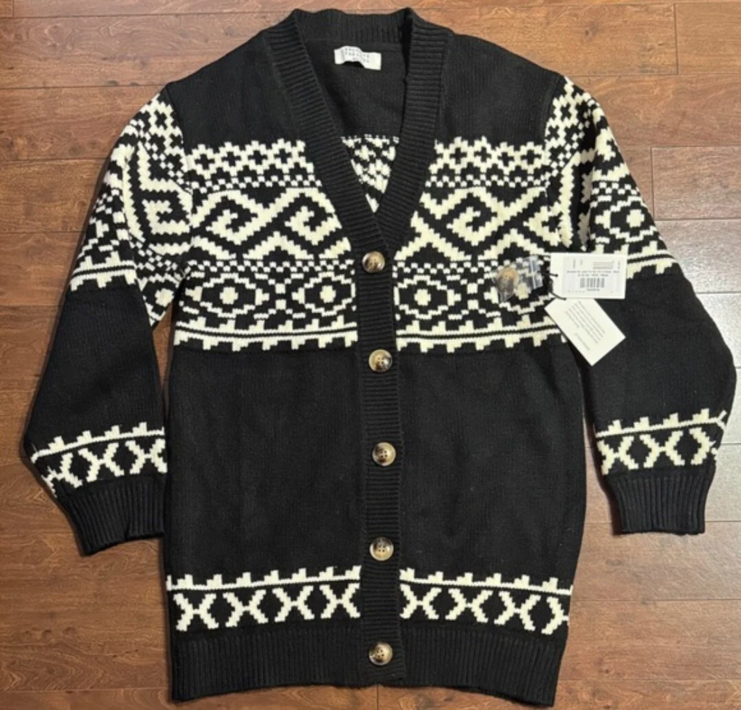 Cardigan brunette the label xs/small neuf *Autre seconde main
