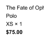 Thumbnail for Taylor Swift Fate of Ophelia Polo XS