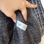 Thumbnail for Veste Karl Lagerfeld en tweed noir et blanche