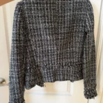 Thumbnail for Veste Karl Lagerfeld en tweed noir et blanche