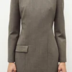Thumbnail for Robe Zara marron chic taille M