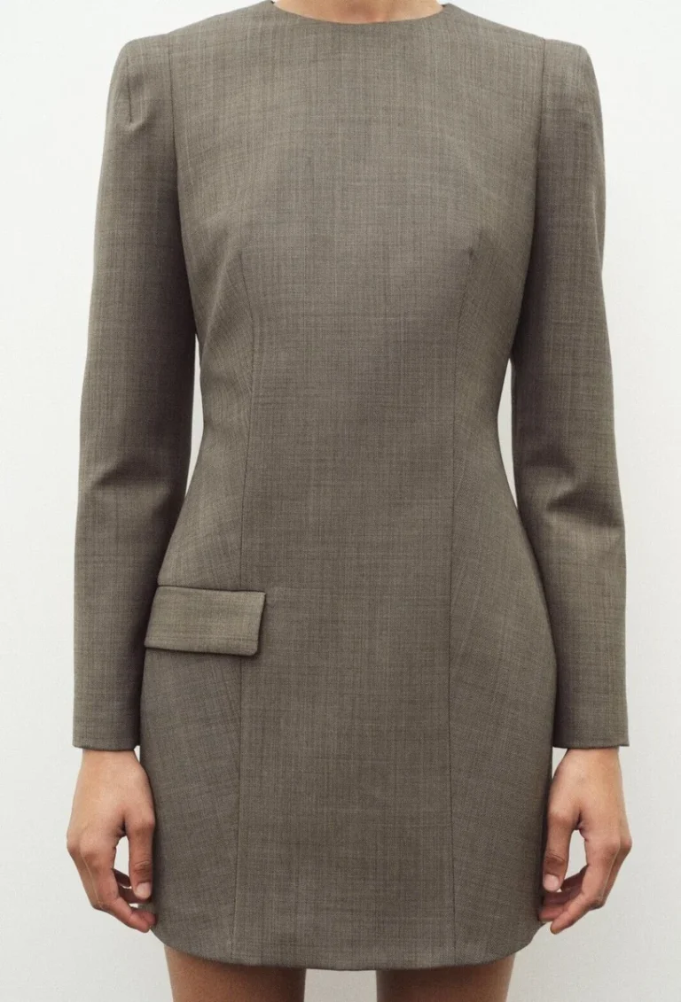 Image for Robe Zara marron chic taille M