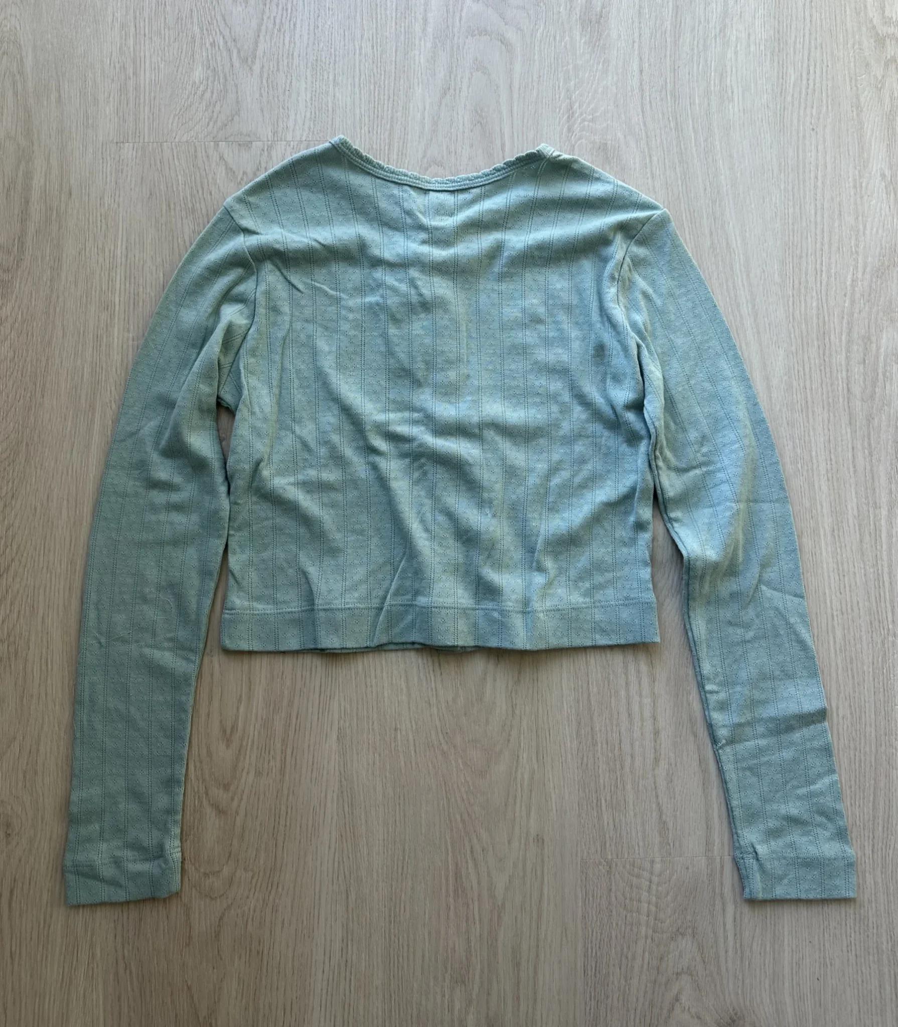 Image for Leset Pointelle Crop Cardigan XS