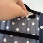 Thumbnail for Robe Essentiel Antwerp à pois bleu marine / blanc taille 40 FR