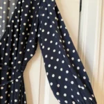 Thumbnail for Robe Essentiel Antwerp à pois bleu marine / blanc taille 40 FR